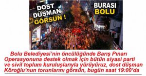 HAYDİ BOLU, ASKERLERİMİZ İÇİN....