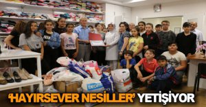 'HAYIRSEVER NESİLLER' YETİŞİYOR