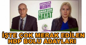 İŞTE ÇOK MERAK EDİLEN HDP'NİN BOLU ADAYLARI