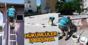 HÜKÜMLÜLER İŞ BAŞINDA..