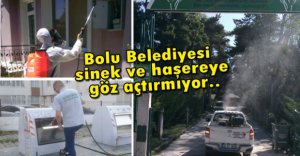 İLAÇLAMA ÇALIŞMALARI DEVAM EDİYOR