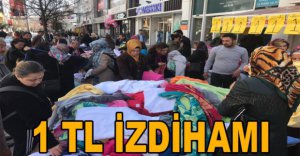 İNDİRİME KOŞAN VATANDAŞ İZDİHAMA NEDEN OLDU