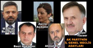 İŞTE AK PARTİ'NİN İL GENEL MECLİS ADAYLARI