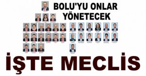 BOLU BELEDİYE MECLİSİ BELLİ OLDU