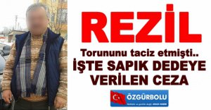 İŞTE TACİZCİ DEDEYE VERİLEN CEZA