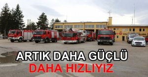 İTFAİYE ARAÇ FİLOMUZ GÜÇLENDİ