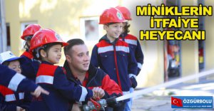 İTFAİYE KÜÇÜK KONUKLARINI AĞIRLADI