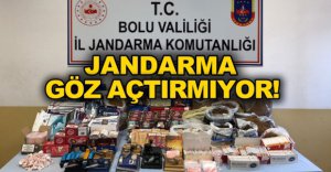 BOLU'DA KAÇAK TÜTÜN OPERASYONU