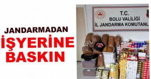 JANDARMADAN İŞYERİNE BASIN