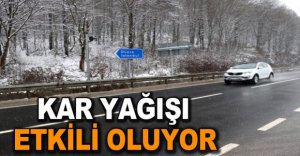 KAR YAĞIŞI ETKİLİ OLUYOR