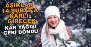 KAR YAĞIŞI GERİ GELİYOR...