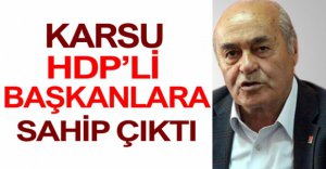 KARSU HDP'Lİ BAŞKANLARA SAHİP ÇIKTI