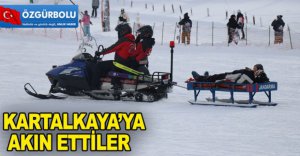 KARTALKAYA’YA AKIN ETTİLER