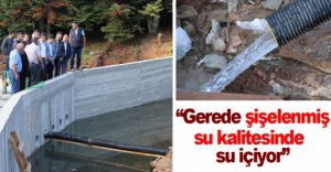 KEÇELİ SUYU KULLANIMA BAŞLANDI