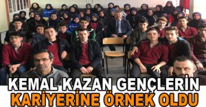 KEMAL KAZAN GENÇLERİN KARİYERİNE ÖRNEK OLDU