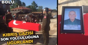KIBRIS GAZİSİ SON YOLCULUĞUNA UĞURLANDI