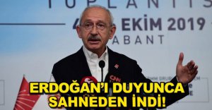 KILIÇDAROĞLU KONUŞMASINI YARIDA KESTİ