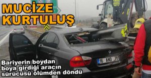 SÜRÜCÜNÜN MUCİZE KURTULUŞU...