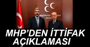 MHP'DEN İTTİFAK AÇIKLAMASI