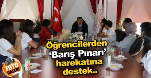 ÖĞRENCİLERDEN ÖRNEK DAVRANIŞ