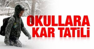 OKULLARA KAR TATİLİ