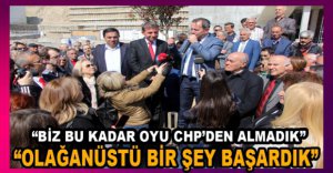 "OLAĞANÜSTÜ BİR ŞEY BAŞARDIK"