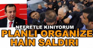 ÖZCAN SALDIRIYI KINADI