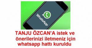 ÖZCAN WHATSAPP HATTI KURDU