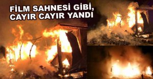 PEŞ PEŞE TIR YANGINLARI, ALEV ALEV YANDI...