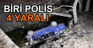 POLİSTEN KAÇTI KÖPRÜDEN DÜŞTÜ