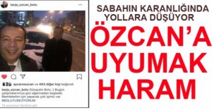 SABAHIN İLK IŞIKLARIYLA SAHAYA İNİYOR
