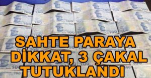 SAHTE PARAYA DİKKAT....