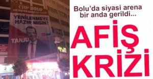 SEÇİM AFİŞİ KRİZİ...
