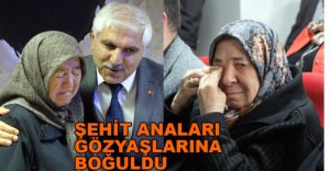 ŞEHİT ANALARI GÖZYAŞLARINA BOĞULDU