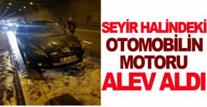 SEYİR HALİNDEYKEN ALEV ALDI