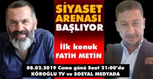 SİYASET ARENASI BAŞLIYOR...