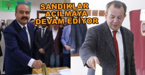 SANDIKLAR AÇILMAYA DEVAM EDİYOR
