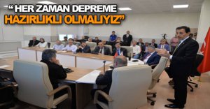 SÜRPRİZ DEPREM TATBİKATI