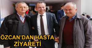 TANJU ÖZCAN HASTALARI ZİYARET ETTİ