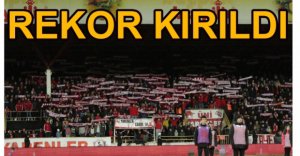 TARAFTAR REKOR KIRDI...