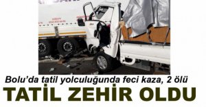TATİL YOLUNDA FECİ KAZA