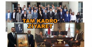 TEŞKİLATLARDAN FATİH METİN'E ZİYARET....