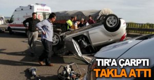 TIRA ÇARPARAK TAKLA ATTI