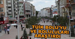 TÜİK BOLU'YU VE BOLULULARI ARAŞTIRDI