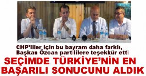 "TÜRKİYE'NİN EN BAŞARILI SONUCUNU ALDIK"