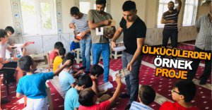 ÜLKÜCÜLERDEN ÖRNEK PROJE