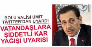 VALİ TWİTTER'DAN DUYURDU