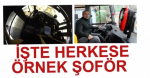 VİDEO HABER - İŞTE ÖRNEK ŞOFÖR...