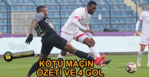 VİDEO HABER - OSMANLISPOR BOLUSPOR MAÇININ ÖZETİ