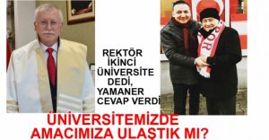YAMANER'DEN ALİŞARLI'YA ÜNİVERSİTE CEVABI